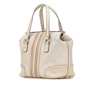 Gucci Tan Doctors Handbag Beige Leather ssima Bag